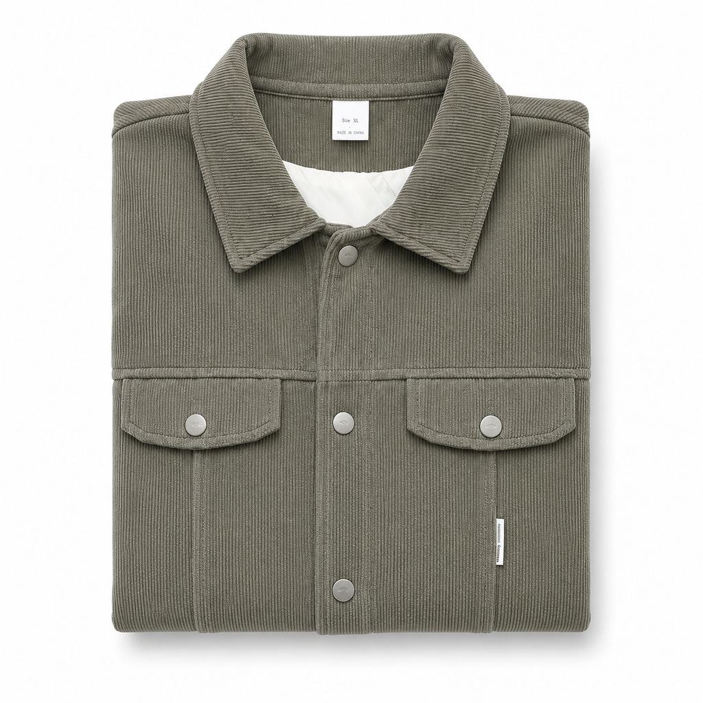 Corduroy trucker jacket