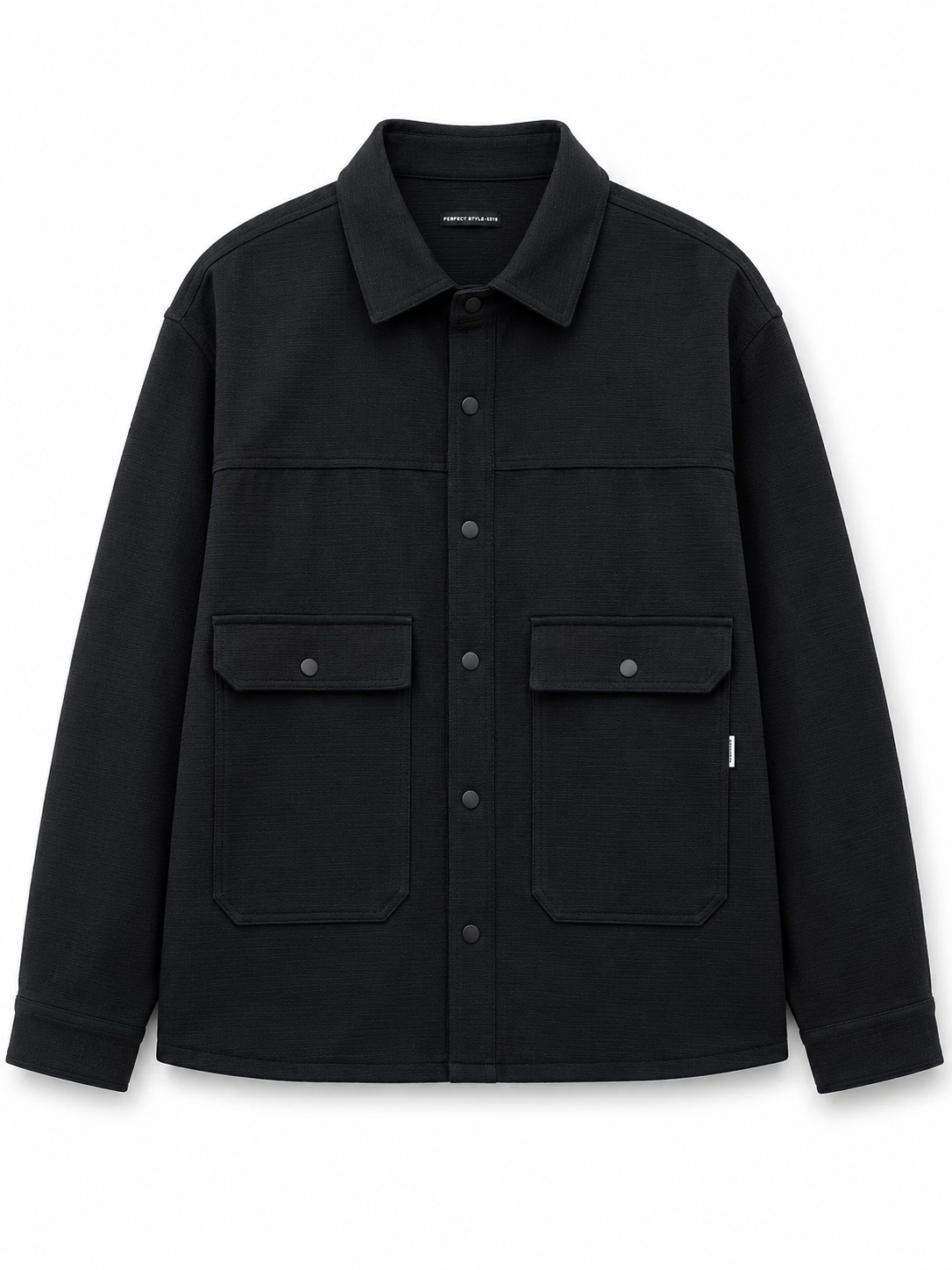 Jet Black Shacket
