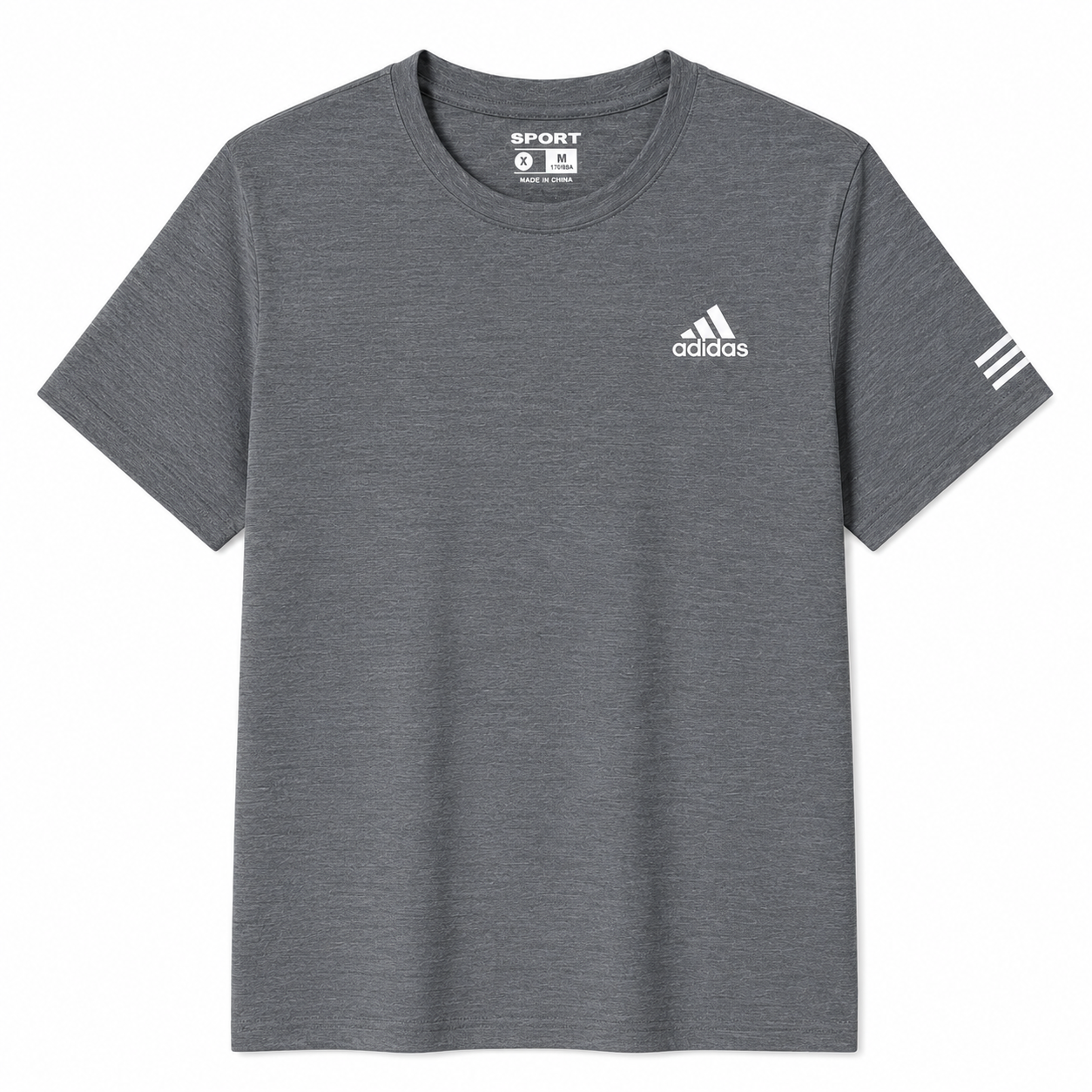 Adidas athletic heathered T-shirt