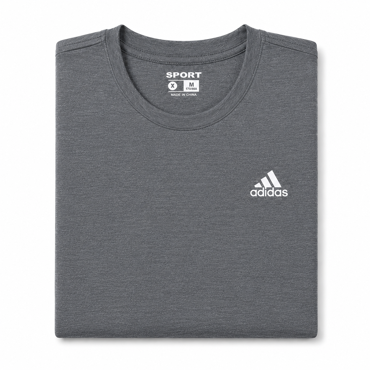 Adidas athletic heathered T-shirt