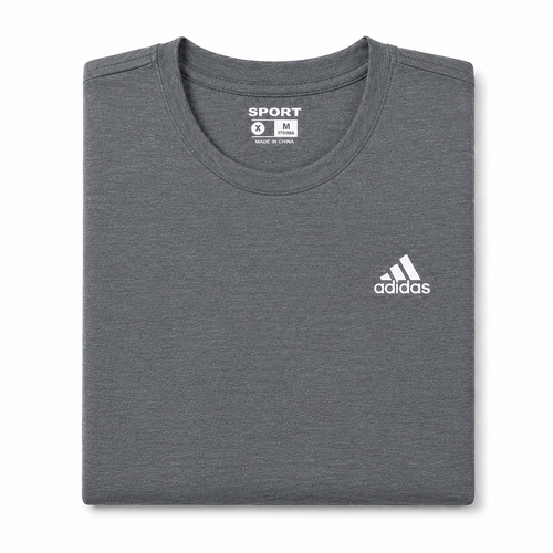 Adidas athletic heathered T-shirt
