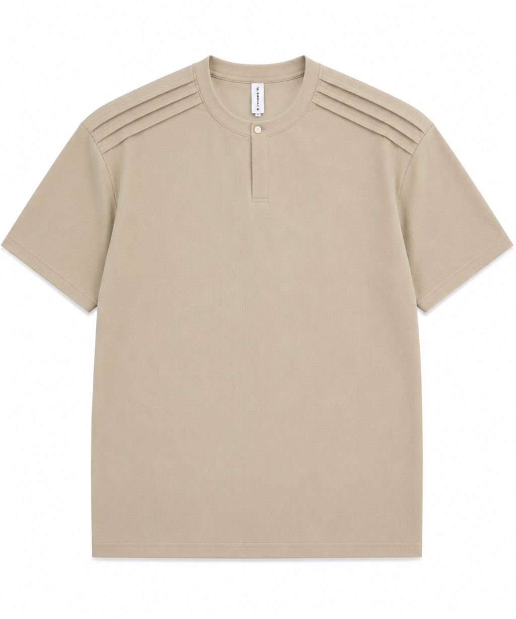 buttoned T-shirt