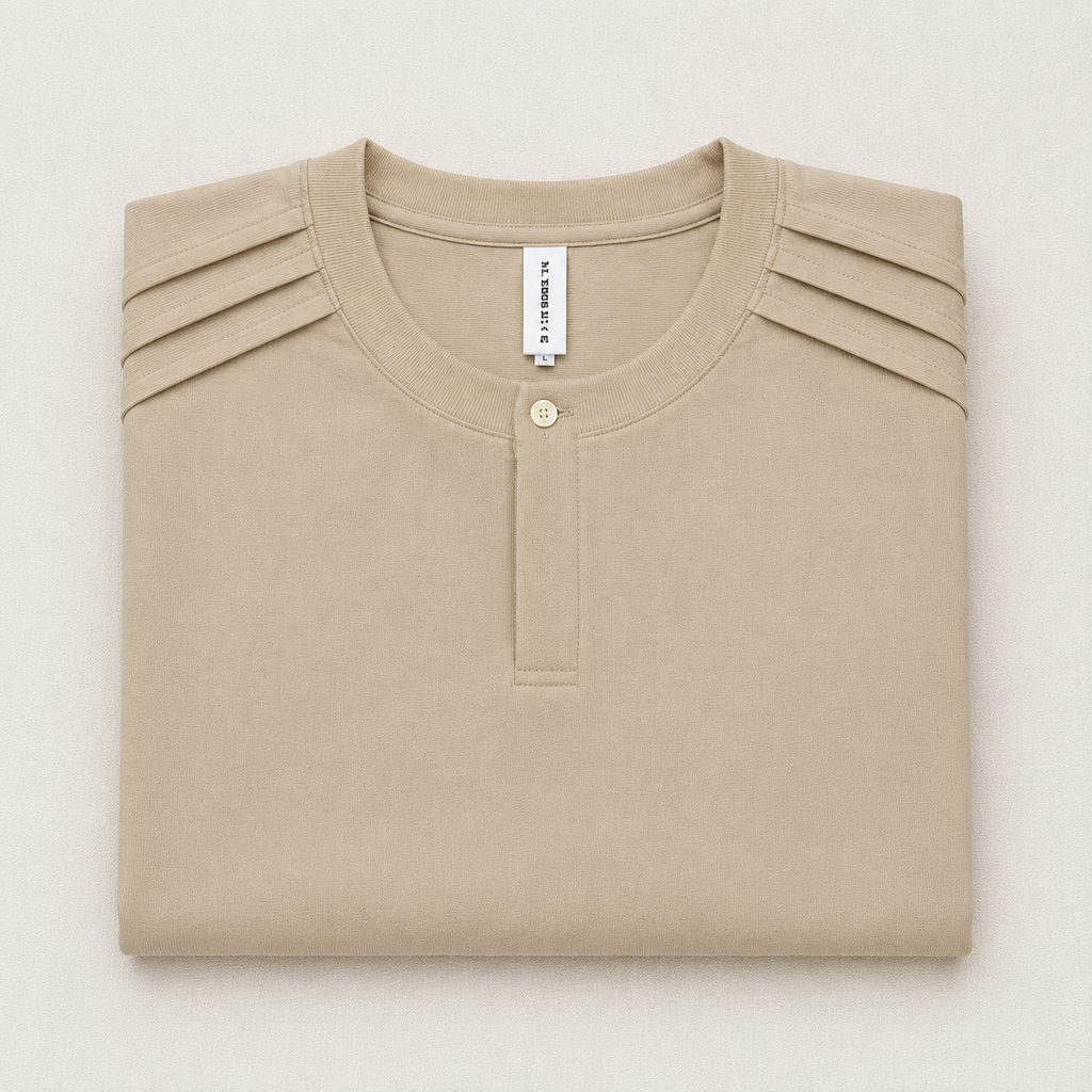 buttoned T-shirt