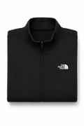 The North Face athletic zip jacket in black