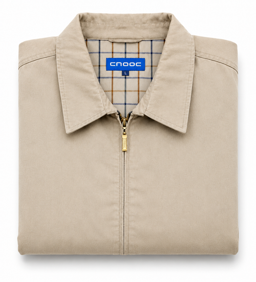 Beige zip up Jacket